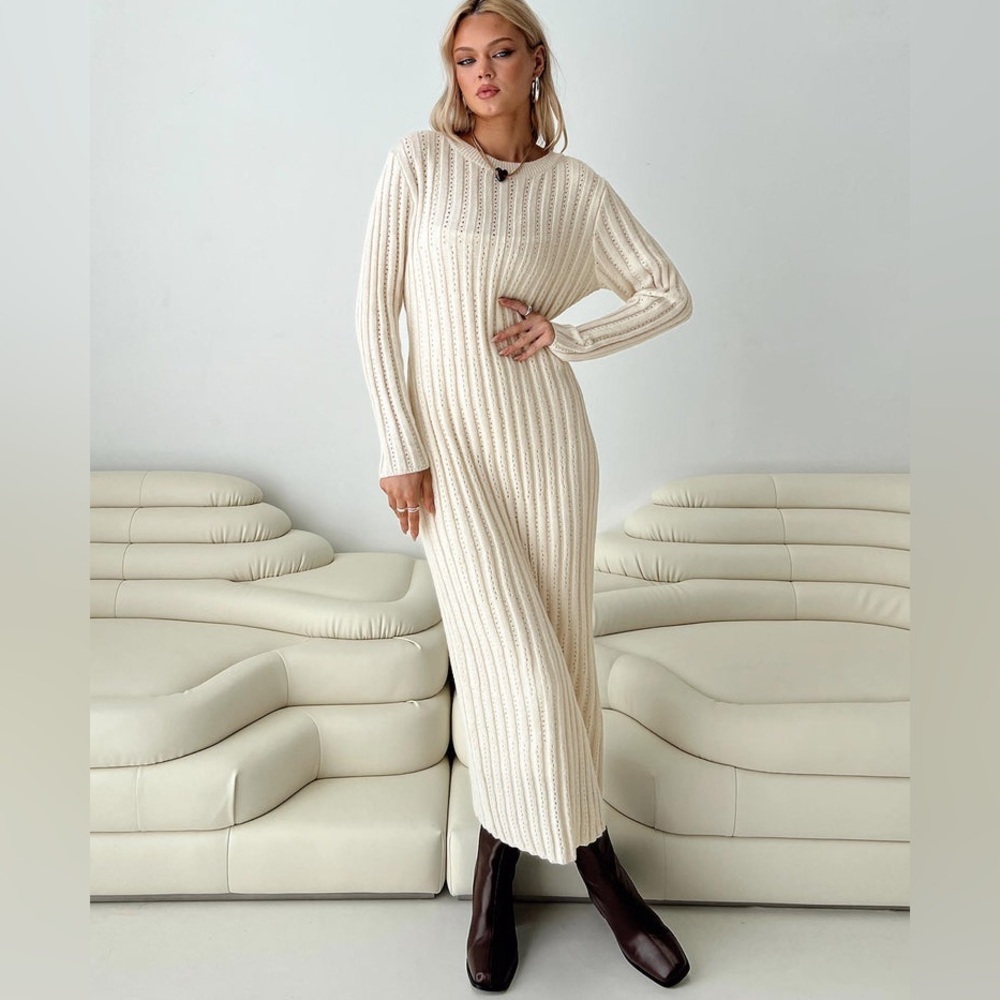Princess Polly knit sweater maxi dress nwot - Picture 1 of 6